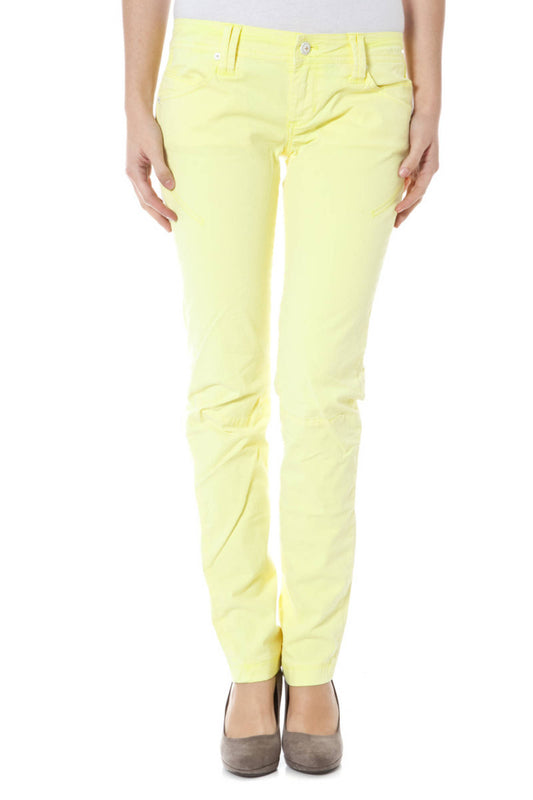 ZUELEMENTS PANTALONE DONNA GIALLO