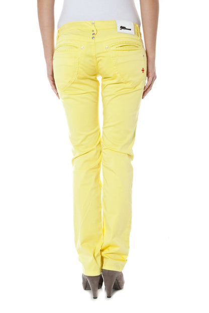 ZUELEMENTS PANTALONE DONNA GIALLO