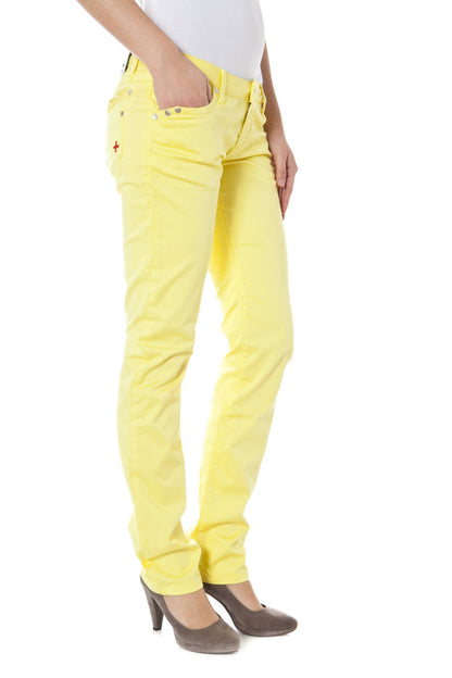 ZUELEMENTS PANTALONE DONNA GIALLO